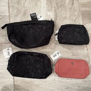 NWT 4 lululemon pouches bundle